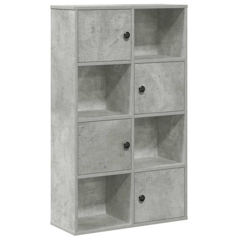vidaXL Bookcase Concrete Grey 60x24x101.5 cm Engineered Wood