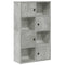 vidaXL Bookcase Concrete Grey 60x24x101.5 cm Engineered Wood