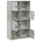 vidaXL Bookcase Concrete Grey 60x24x101.5 cm Engineered Wood