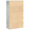 vidaXL Bookcase Concrete Grey 60x24x101.5 cm Engineered Wood