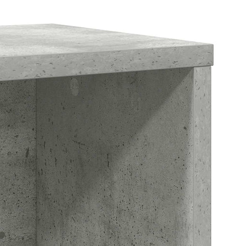 vidaXL Bookcase Concrete Grey 60x24x101.5 cm Engineered Wood