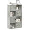 vidaXL Bookcase Concrete Grey 60x24x101.5 cm Engineered Wood