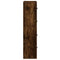 vidaXL Bookcase Smoked Oak 60x24x101.5 cm Engineered Wood