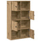 vidaXL Bookcase Artisan Oak 60x24x101.5 cm Engineered Wood
