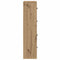 vidaXL Bookcase Artisan Oak 60x24x101.5 cm Engineered Wood