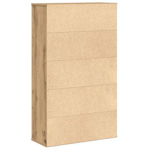 vidaXL Bookcase Artisan Oak 60x24x101.5 cm Engineered Wood