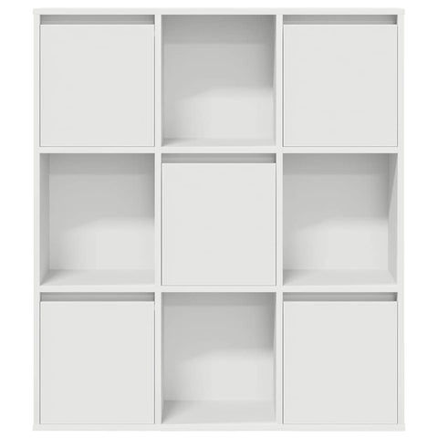 vidaXL Bookcase White 89x24x101.5 cm Engineered Wood