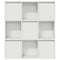 vidaXL Bookcase White 89x24x101.5 cm Engineered Wood