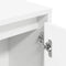 vidaXL Bookcase White 89x24x101.5 cm Engineered Wood