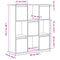vidaXL Bookcase White 89x24x101.5 cm Engineered Wood