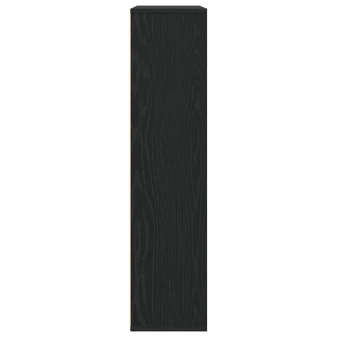 vidaXL Bookcase Black Oak 89x24x101.5 cm Engineered Wood