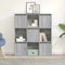 vidaXL Bookcase Grey Sonoma 89x24x101.5 cm Engineered Wood