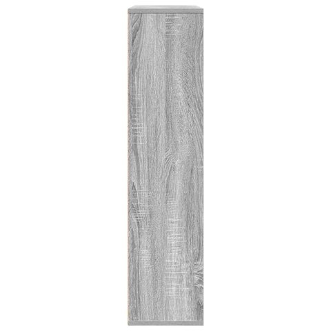 vidaXL Bookcase Grey Sonoma 89x24x101.5 cm Engineered Wood