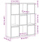 vidaXL Bookcase Grey Sonoma 89x24x101.5 cm Engineered Wood