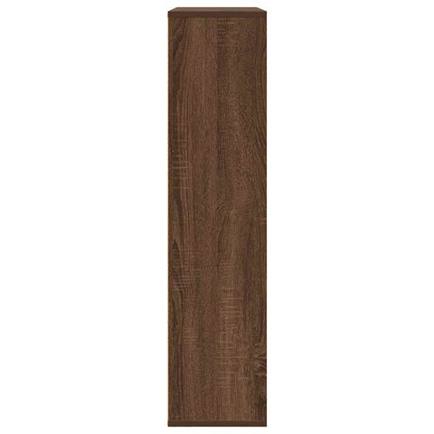 vidaXL Bookcase Brown Oak 89x24x101.5 cm Engineered Wood