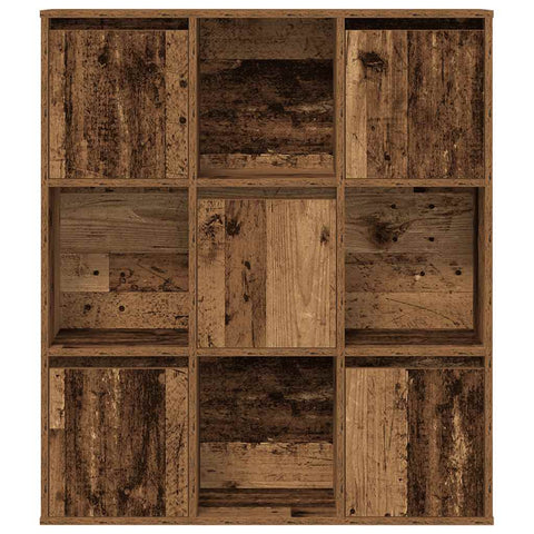vidaXL Bookcase Old Wood 89x24x101.5 cm Engineered Wood