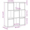 vidaXL Bookcase Old Wood 89x24x101.5 cm Engineered Wood