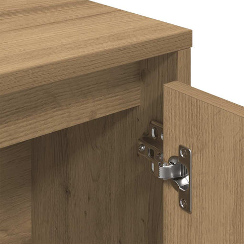 vidaXL Bookcase Artisan Oak 89x24x101.5 cm Engineered Wood