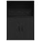 vidaXL Bookcase Black Oak 60x24x85 cm Engineered Wood