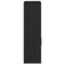 vidaXL Bookcase Black Oak 60x24x85 cm Engineered Wood