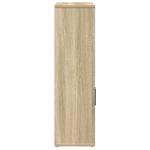 vidaXL Bookcase Sonoma Oak 60x24x85 cm Engineered Wood