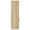 vidaXL Bookcase Sonoma Oak 60x24x85 cm Engineered Wood