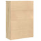 vidaXL Bookcase Sonoma Oak 60x24x85 cm Engineered Wood