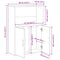 vidaXL Bookcase Concrete Grey 60x24x85 cm Engineered Wood