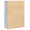 vidaXL Bookcase Grey Sonoma 60x24x85 cm Engineered Wood