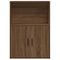 vidaXL Bookcase Brown Oak 60x24x85 cm Engineered Wood