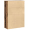 vidaXL Bookcase Old Wood 60x24x85 cm Engineered Wood