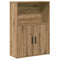 vidaXL Bookcase Artisan Oak 60x24x85 cm Engineered Wood