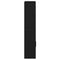 vidaXL Bookcase Black Oak 60x24x120 cm Engineered Wood