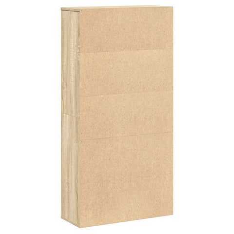vidaXL Bookcase Sonoma Oak 60x24x120 cm Engineered Wood