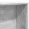 vidaXL Bookcase Concrete Grey 60x24x120 cm Engineered Wood