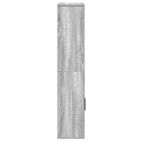 vidaXL Bookcase Grey Sonoma 60x24x120 cm Engineered Wood
