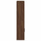 vidaXL Bookcase Brown Oak 60x24x120 cm Engineered Wood
