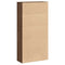 vidaXL Bookcase Brown Oak 60x24x120 cm Engineered Wood