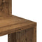 vidaXL Wall Corner Shelf Old Wood 32x32x127,5 cm Engineered Wood