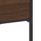 vidaXL Metal Bed Frame without Mattress Brown Oak 200x200 cm