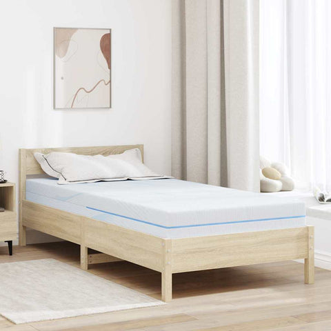vidaXL Mattress White 90 x 190 cm Foam