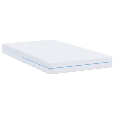 vidaXL Mattress White 100 x 200 cm Foam
