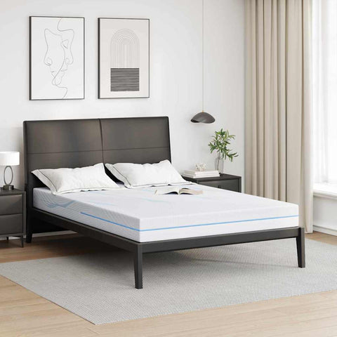 vidaXL Mattress White 140 x 190 cm Foam