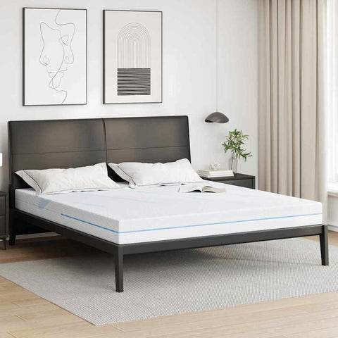 vidaXL Mattress White 180 x 200 cm Foam