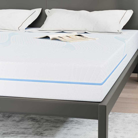 vidaXL Mattress White 200 x 200 cm Foam