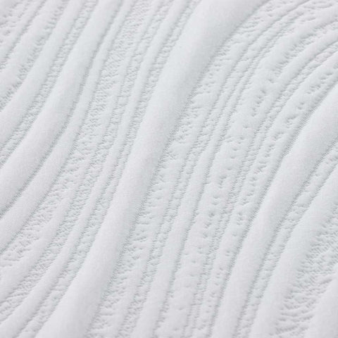 vidaXL Mattress White and Grey 140 x 200 cm Memory Foam