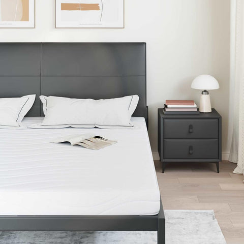 vidaXL Mattresses White 180 x 200 cm 100% polyester fabric