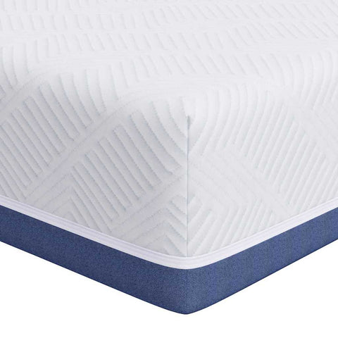 vidaXL Mattresses White, Blue 140 x 200 cm