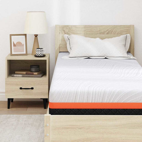 vidaXL Mattresses White, Grey 80 x 200 cm