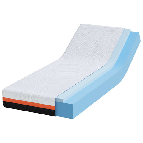 vidaXL Mattresses White, Grey 80 x 200 cm